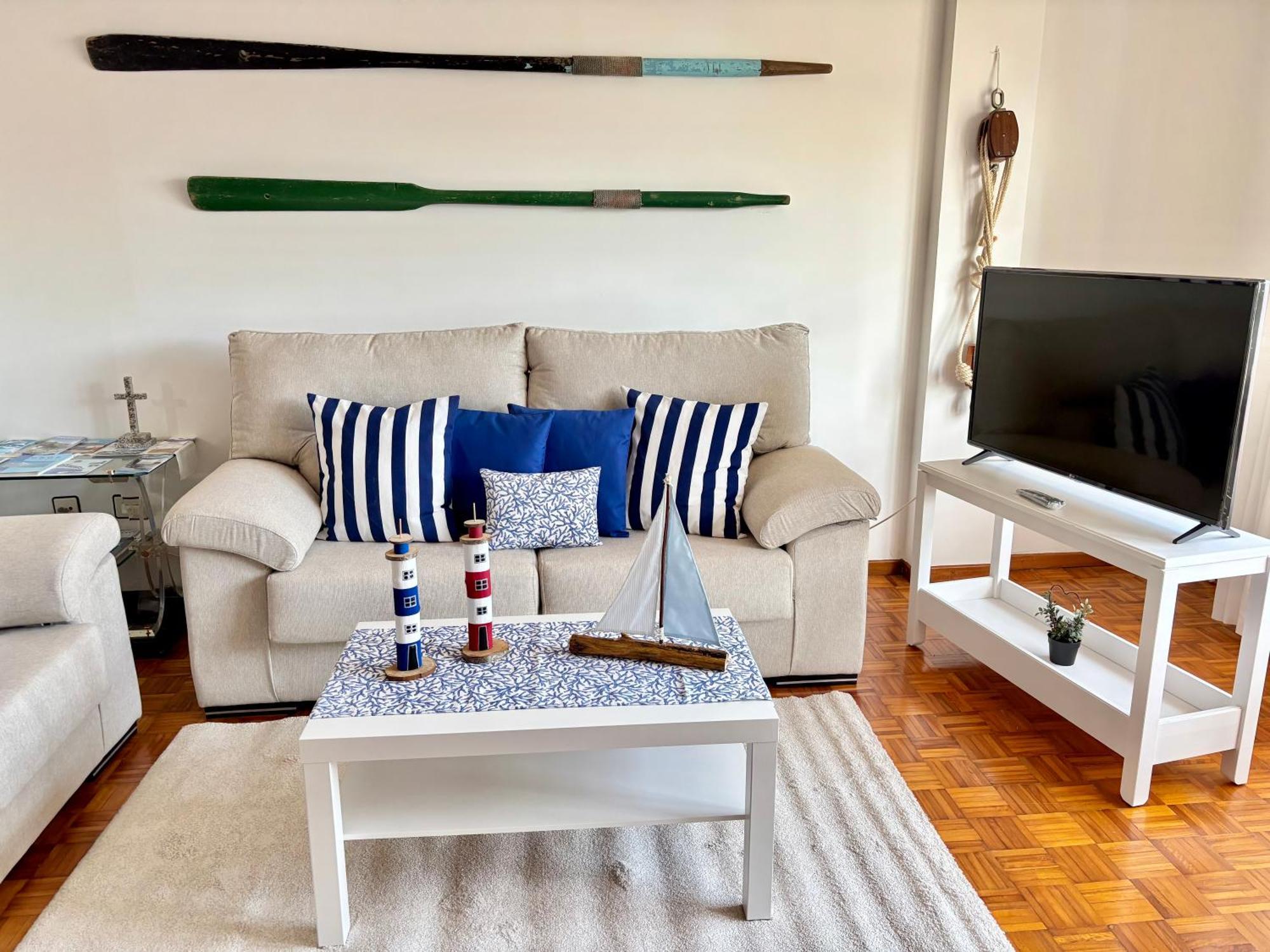 Apartamento Con Vistas Al Mar En Primera Linea. Muros Exterior photo